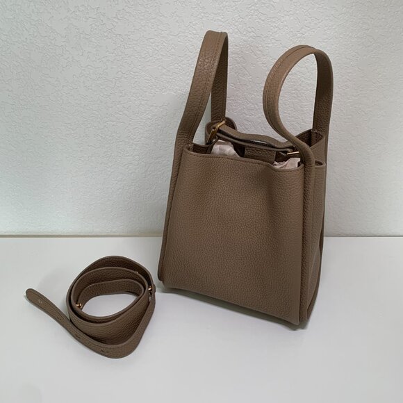 Songmont Medium Song Bag in Taupe – Full-Grain Leather, Like New w/ Dust Bag - Picture 3 of 16